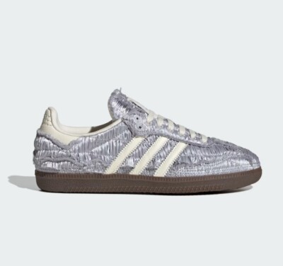 adidas x Caroline Hu Samba Silver Metallic JP9283 Women's shoes