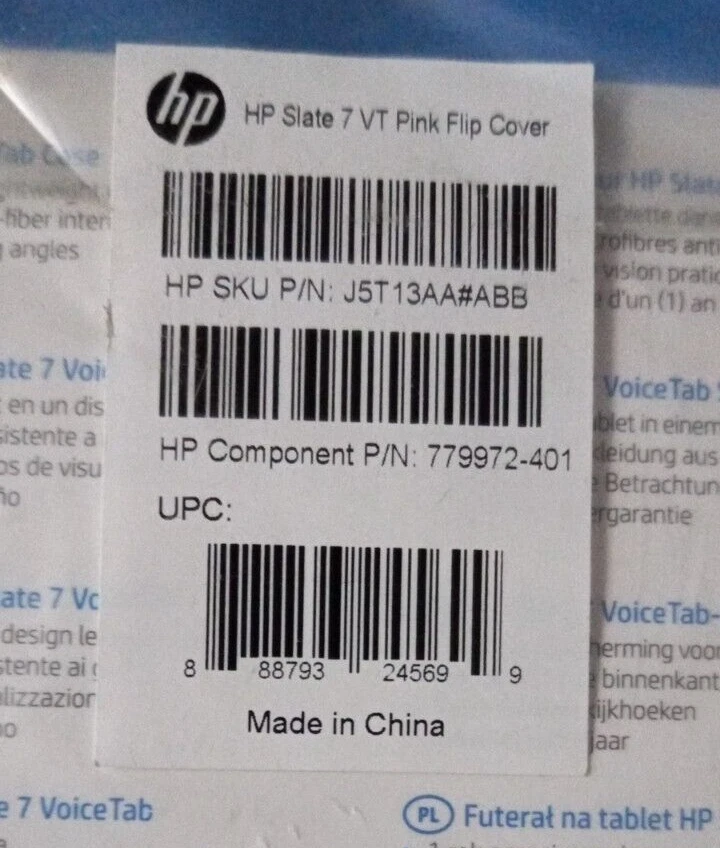 HP Slate 7 Voice Tab Case Pink New In Unopened Packet - Image 4 of 4