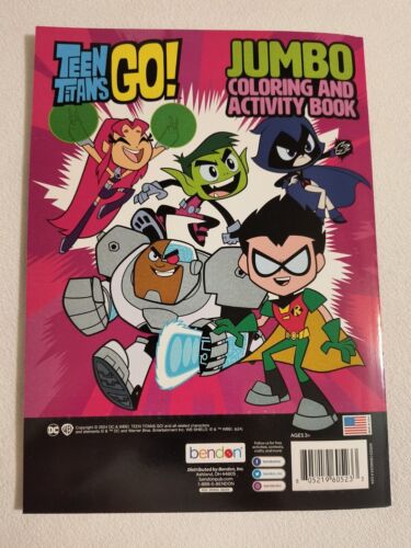 DC Teen Titans Go! Coloring & Activity Book with Tear/Share Pages 🆕 Free Ship! - Imagen 7 de 7