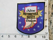 INDIANA MOTORCYCLE SAFETY GRADUATE PATCH   free shipping