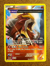 TCG POKEMON Basic ENTEI (15)  XY Ancient Origins AOR REVERSE HOLO RARE! 15/98 NP