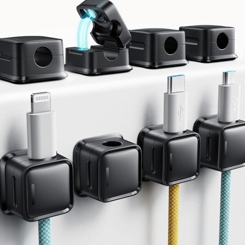 8 Stück Magnetische Kabelmanagement Clips Telefon Ladekabel Halter UK - Bild 9 von 27