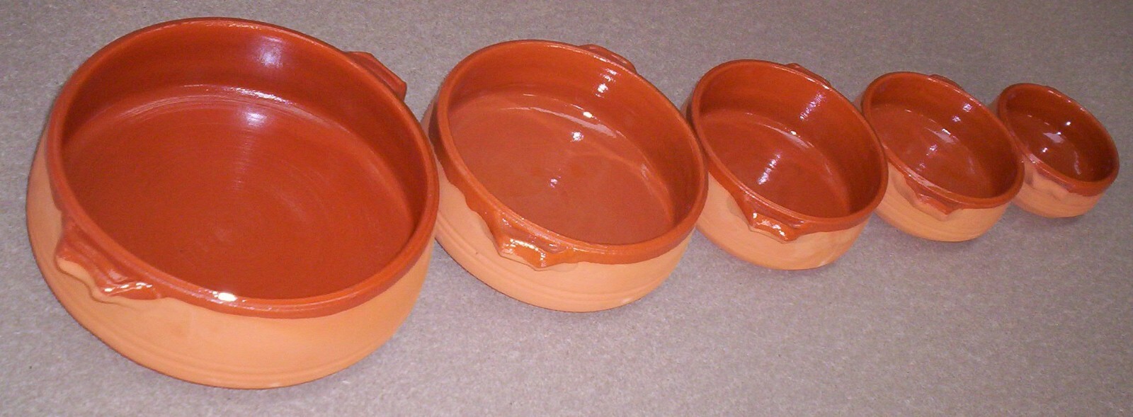 TEGAME CLASSICO DA FUOCO C/COPERCHIO N TERRACOTTA ARTIGIANA Ø 18.5 CM x...