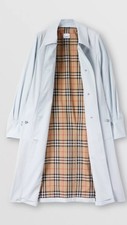 Burberry Claygate Belted Tie-cuff Check Trench Coat Sz Uk 8 Rp £850 New Tags