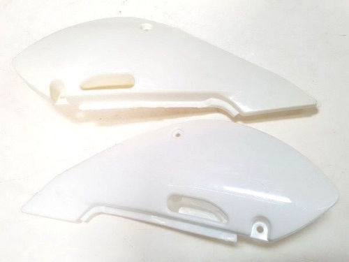 WHITE SIDE PANEL PLASTICS FOR KAWASAKI KLX110 DRZ110 KX65 2002-2009 PS00 - Bild 3 von 3