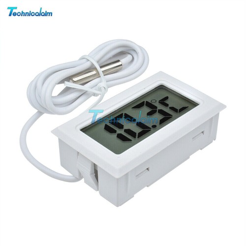 5PCS Mini LCD Digital Thermometer Temperature Monitor with External NTC Probe US - Picture 6 of 9