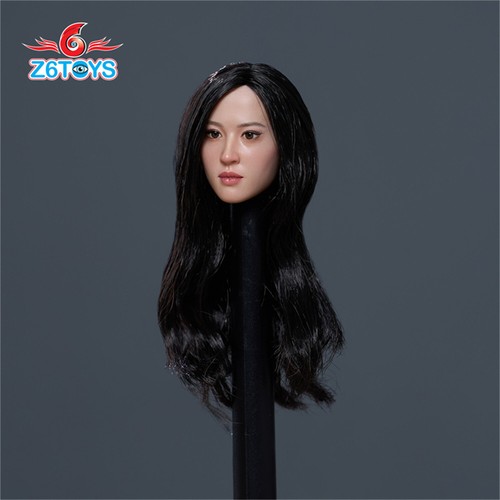 Figura de acción Z6TOYS 1/6 hembra ojos rodantes cristal cabeza Liu tallada ajuste 12 pulgadas - Imagen 2 de 19