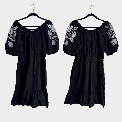 NEW Knox Rose Women's 3/4 Sleeve Embroidered Dress Size Medium | eBay NEW Knox Rose Women's 3/4 Sleeve Embroidered Dress Size Medium | eBay