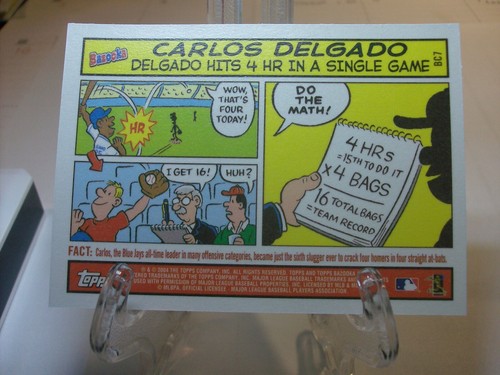 2004 Topps Bazooka Comics Karte #BC7 Carlos Delgado (10567) - Bild 1 von 2