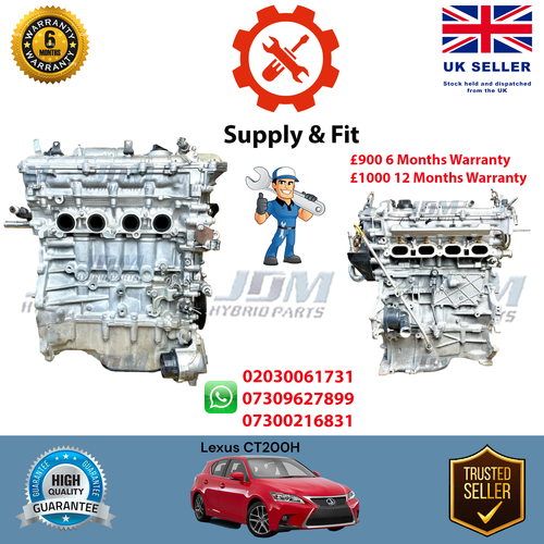 Mizumo Auto MA-9761241420 Head Gasket &amp; Bolt Set For 2010-2013 Lexus CT200H &amp; Toyota Prius 1.8L 2ZRFXE Engine Lexus CT200H Toyota Prius 1.8L Head Gasket Bolts Kit