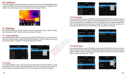 UNI-T Infrared Thermal Imager IR Camera Temperature Detector PC Analyzer WIFI Co - Picture 22 of 26