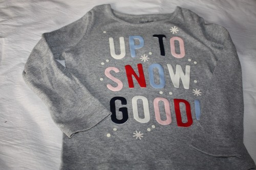 GAP BABY 100% COTTON GREY LONG SLEEVE T-SHIRT TOP SIZE 4 - Picture 2 of 2