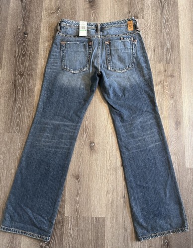 NWT Tommy Hilfiger Jeans Womens Size 8 Blue Denim Pants 32x32” Vintage 2002 - Afbeelding 23 van 24