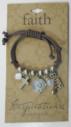 P3 Glaube Kreuz Perle zum Binden verstellbar ARMBAND Charm Bead Inspirierend Schmuck - Bild 3 von 8