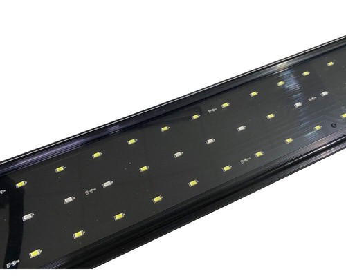 LAMPADA PLAFONIERA ACQUARIO 72 LED 90CM 90-110CM LUCE BIANCA BLU PESCI PIANTE - Foto 8 di 11