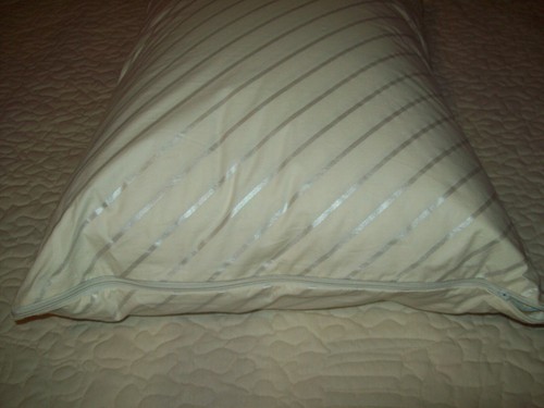 Simply Silver Compartmented Natural HYBRID Down Pillow Queen/Standard NEVER USED - Picture 3 of 23