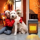 Propane Patio Heater, Portable Outdoor 18000BTU Gas Radiant Heater, LP Propane 