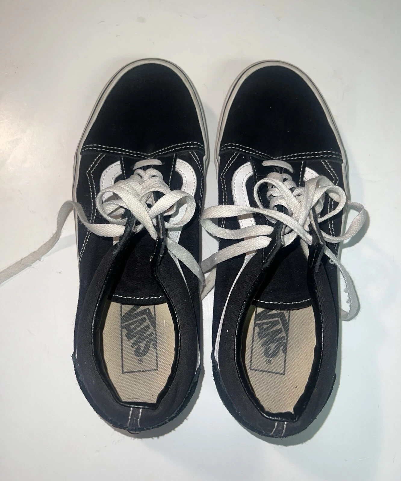 Scarpe da ginnastica Vans Authentic "Off The Wall" in tela nero bianco taglia M 8 5 10