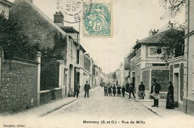 Map MENNECY Rue de Milly From the Outside World