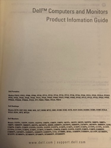 Dell Desktop Computers Product Information Guide - Picture 9 of 10