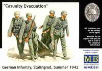 Masterbox German Infantry Stalingrad 1942 Casualty Evacuation 1:35 Verwundeter