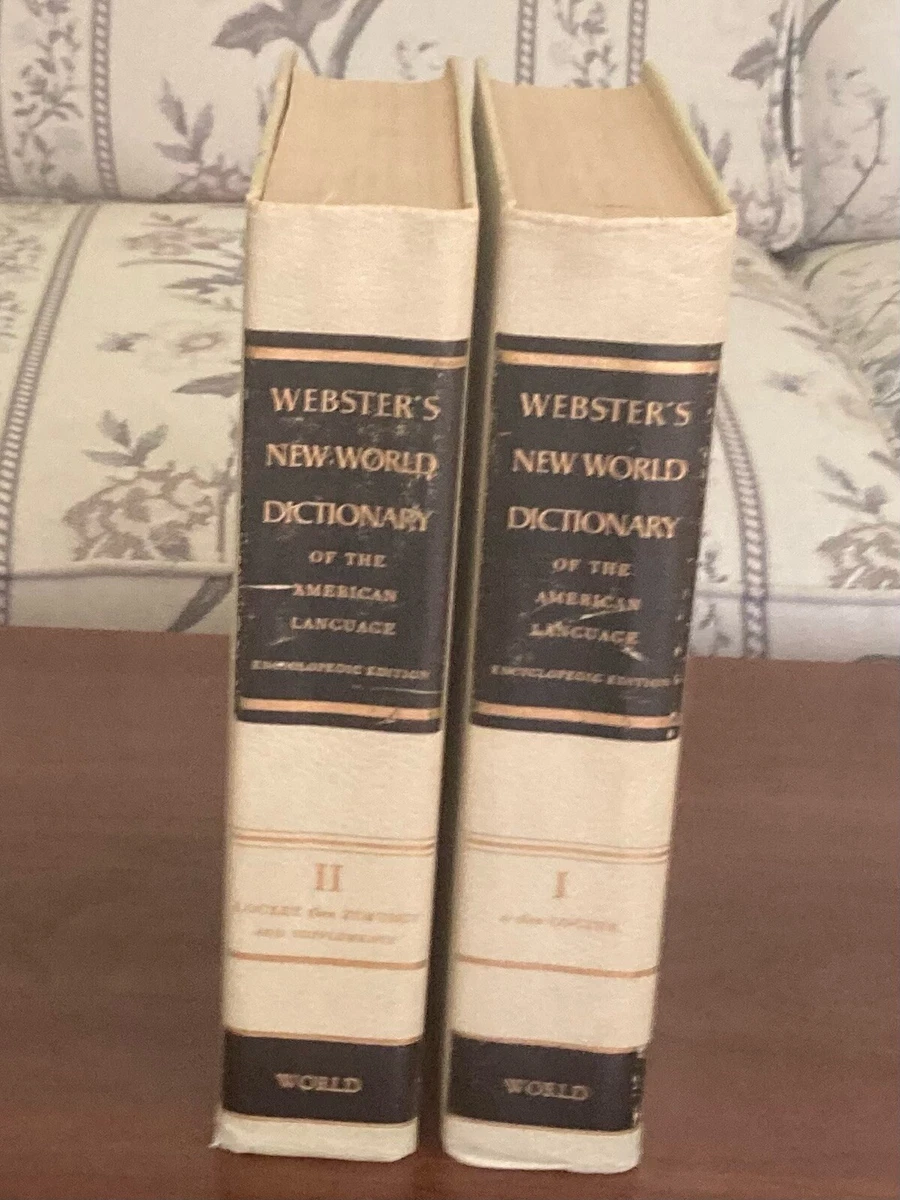 Webster's New World Dictionaries 1950-1999 Publication Year for