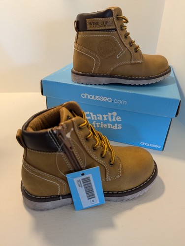 Charlie & Friends | Toddler / Boys | BROWN Boots / Shoes | Size 6 | RRP 29.99