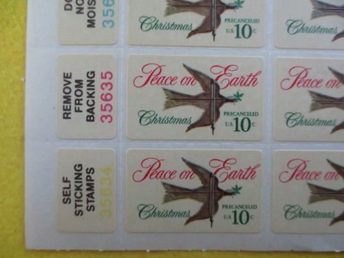 Doc Sc# 1552 Peace On Earth 10¢ 1974 Sheet Of 50 MNH - Picture 2 of 6