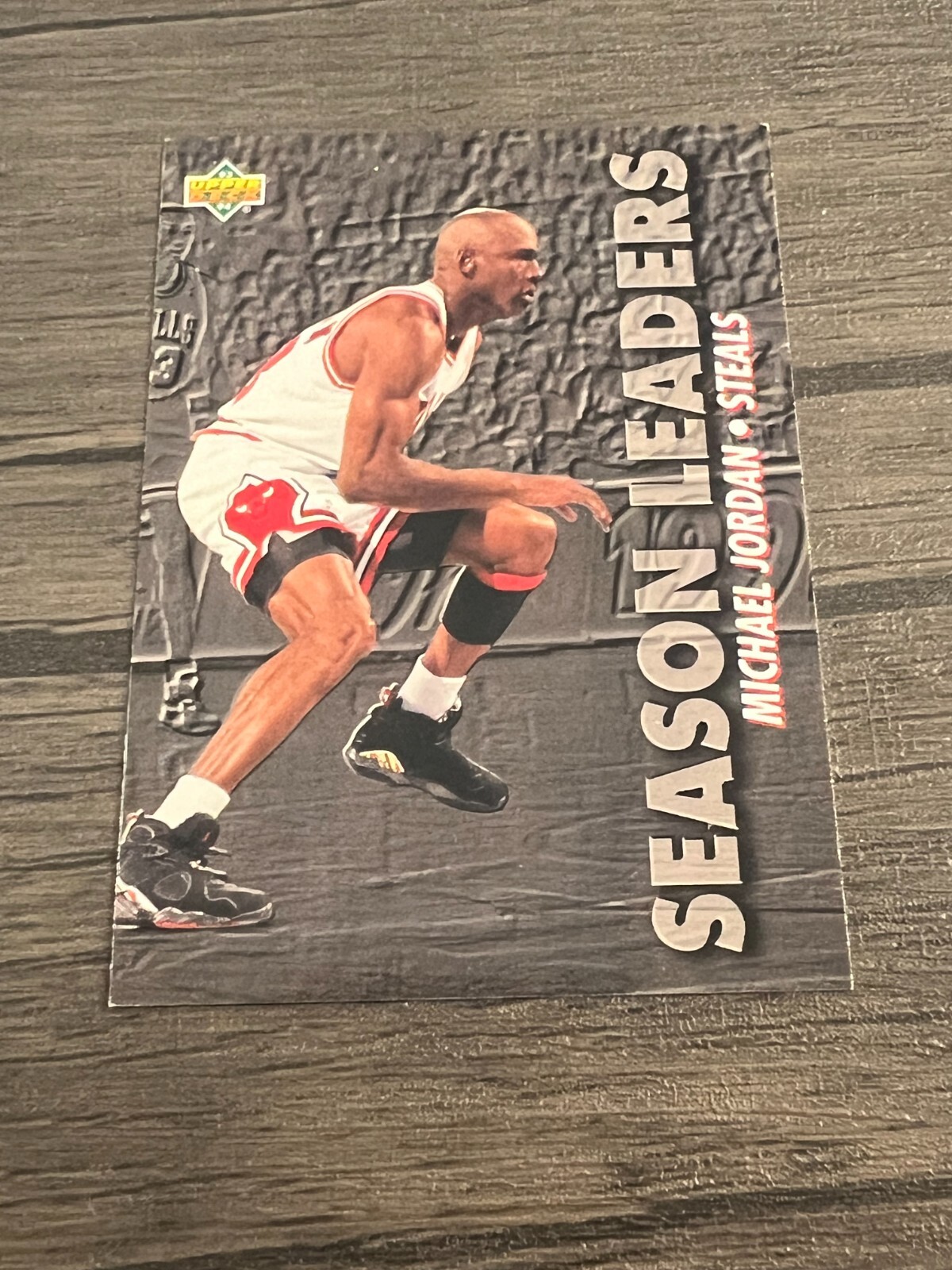 1993 Upper Deck Season Leaders Steals NBA Basketball Card #171 Michael Jordan P8