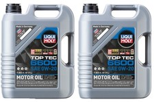 10 Liters of LIQUIMOLY Top Tec 6600 0W-20 Full Synthetic Motor Oil 52.42 per gallon