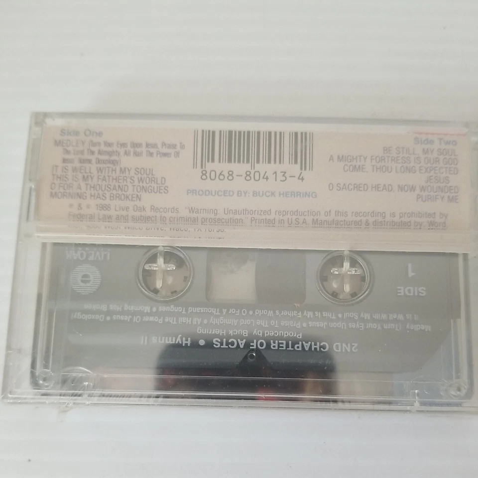 2nd Chapter of Acts Hymns II SEALED cassette - Image 3 of 3