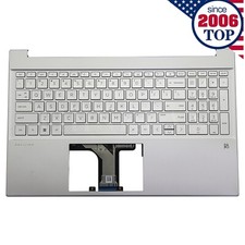 New HP Pavilion 15-EG 15T-EG 15-EH Palmrest Backlit Keyboard M76640-001 US