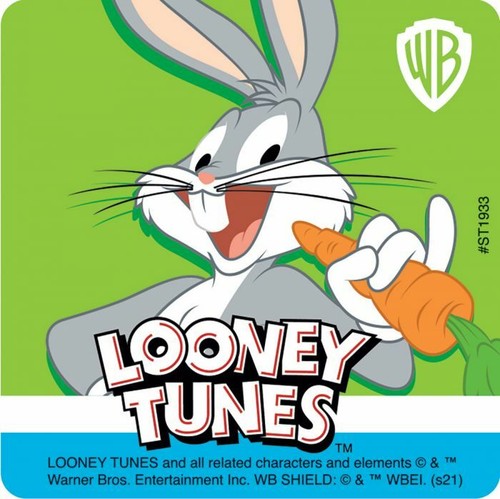 Looney Tunes Stickers x 5 - Looney Tunes Birthday Party Loot Bugs Daffy Taz - Picture 3 of 6