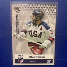 Ethan O'Connor RC 2024 USA Lacrosse World Box Championship TFL Card PR: 500