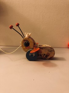 queen buzzy bee vintage toy