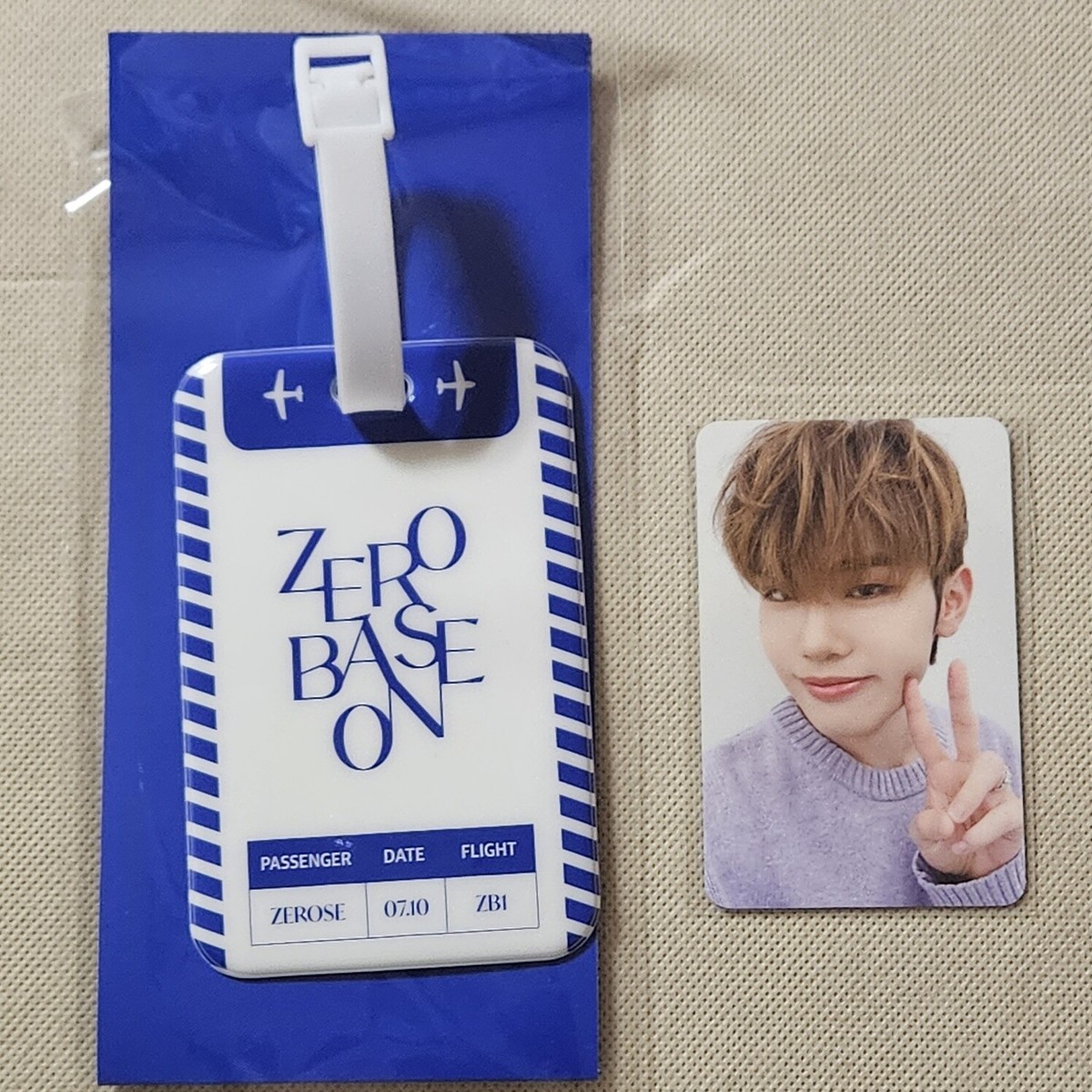 ZB1 ZEROBASEONE VISIT KOREA YEAR POP-UP THE MOVING SEOUL OFFICIAL MD  LUGGAGE TAG