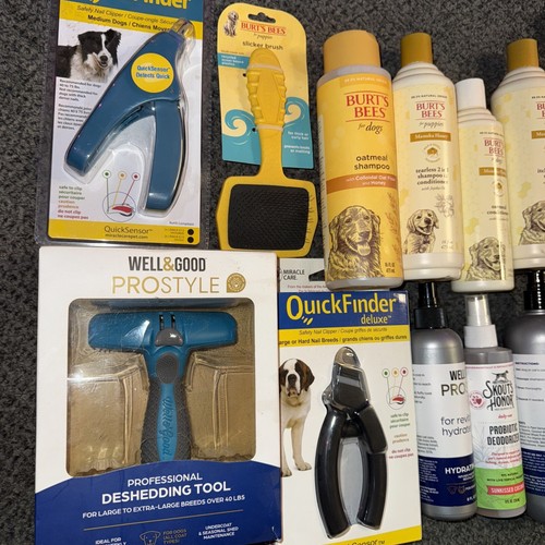 16 Stück Hundepflege Zubehör - Sprays Bürsten Shampoo Conditioner Haarschneidemaschine - Bild 13 von 24