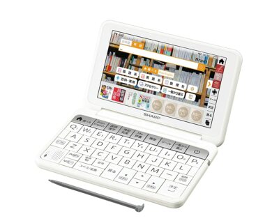 Sharp electronic dictionary white-based PW-SH5-W color Brain high