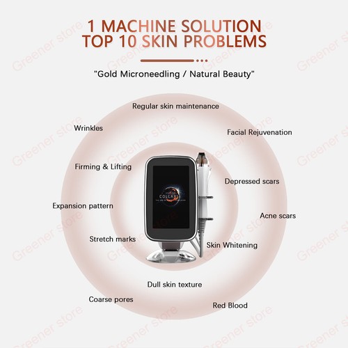 2-in-1 Fractional RF Machine 10/25/64/nano Cartridge Head Wrinkle Acne Removal - Picture 4 of 18