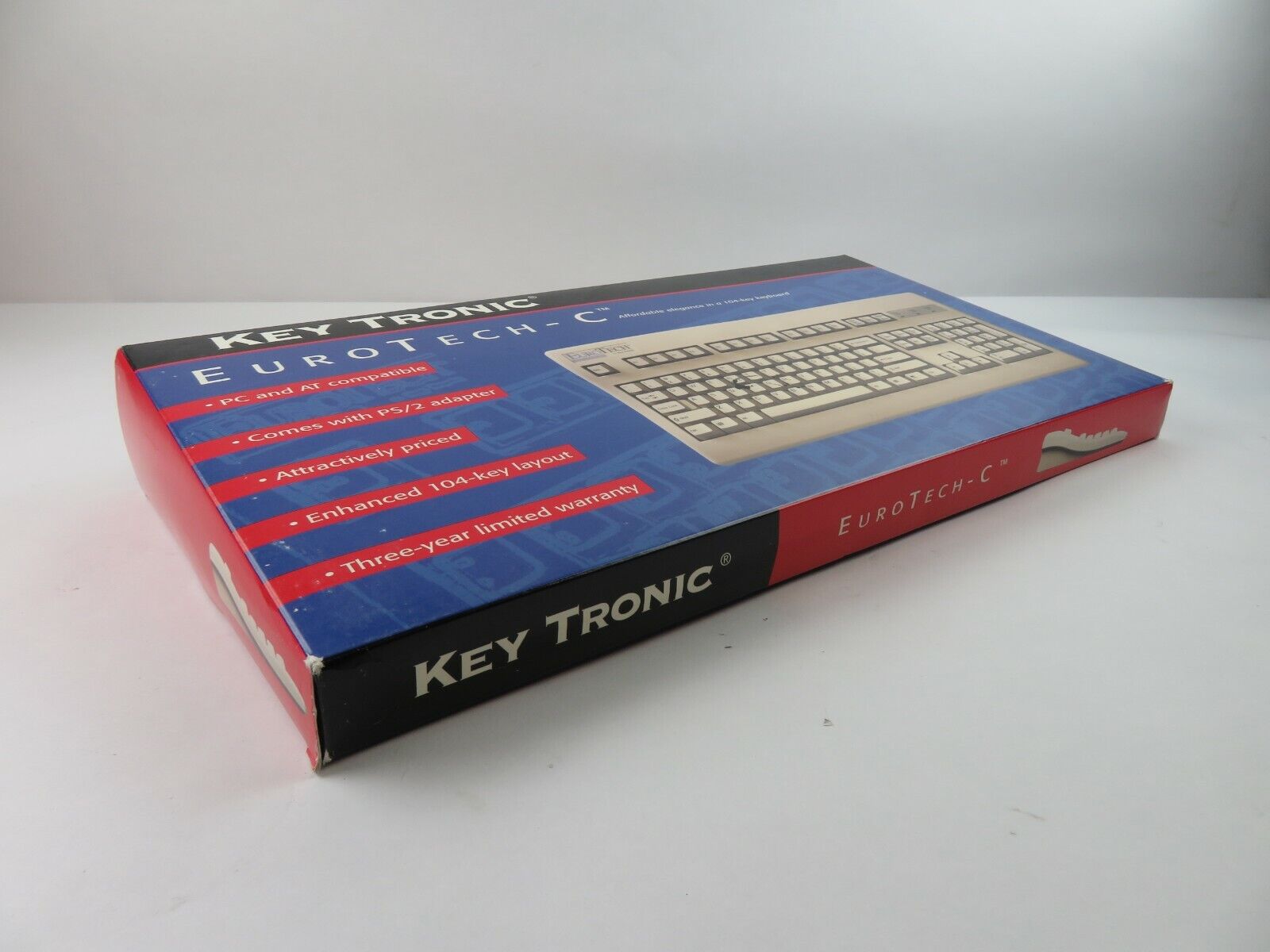 KeyTronic Eurotech-C PS/2 Keyboard - German QWERTZ