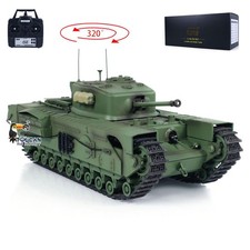 1/16 Tongde RC Tank Churchill Mk.VII Electric Infrared Battle Toys Barrel Recoil