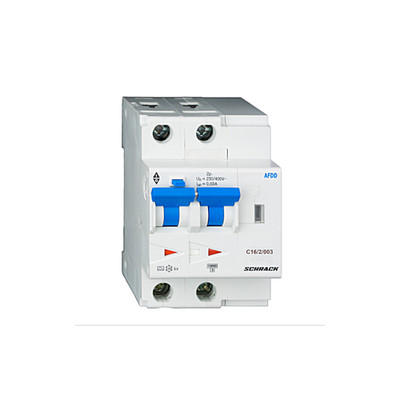 Schrack AFDD, Serie Lisa, C 16A, 2-polig, 30mA, Typ A/kv, 10 kA (BA217216--)
