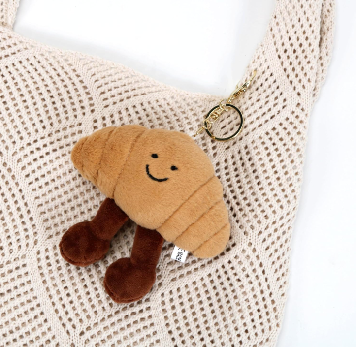 Jellycat Amuseables Croissant Bag Charm Plush Toy 100 Authentic