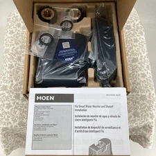S. MOEN 900-006 Flo Smart Water Monitor & Shut-Off 1" ~ BNIB & FACTORY SEALED!