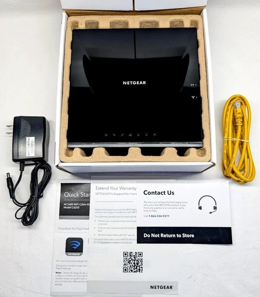 NETGEAR WiFi Cable Modem Router - Image 3 of 4