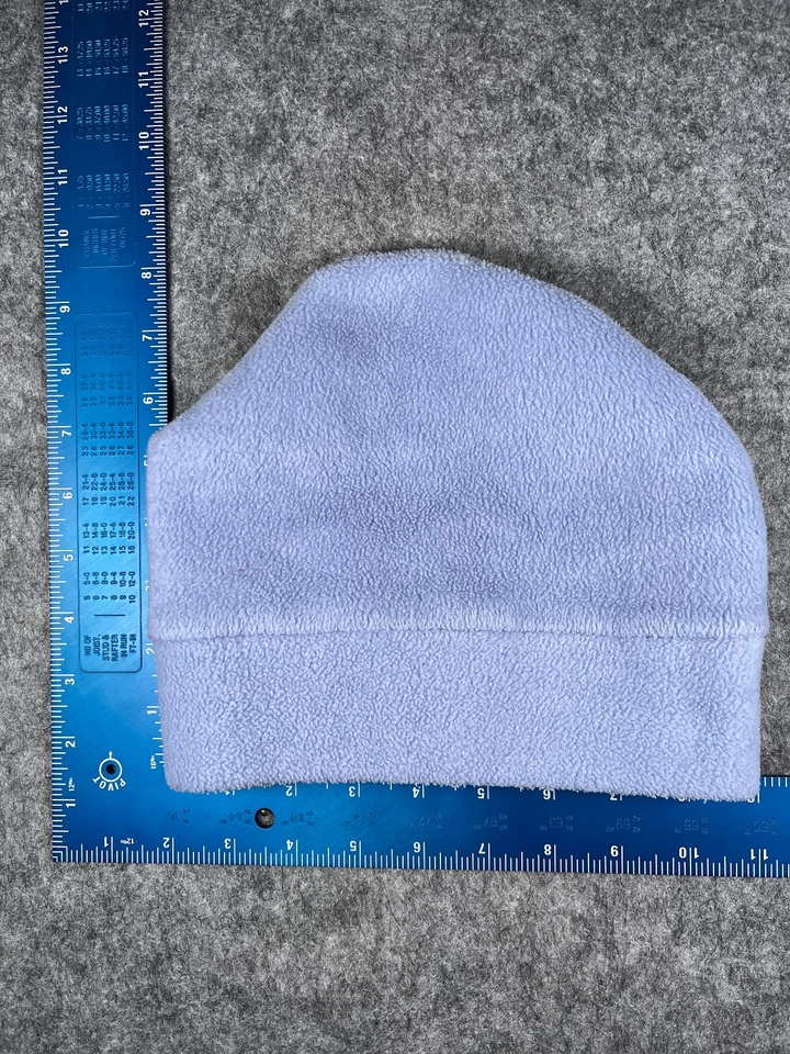 Columbia Beanie Toque Youth Toddler One Size Blue Knit 100% Polyester Fleece - Image 4 of 4