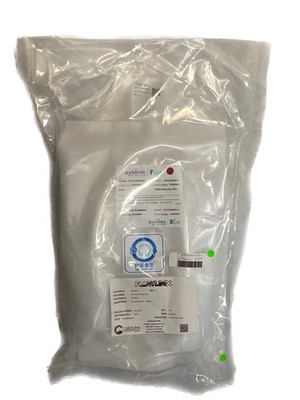 CAROLINA Bioprocess 20L DuoMix Mixing Bag w/AseptiQuik Single Use SUS-B-8008006G