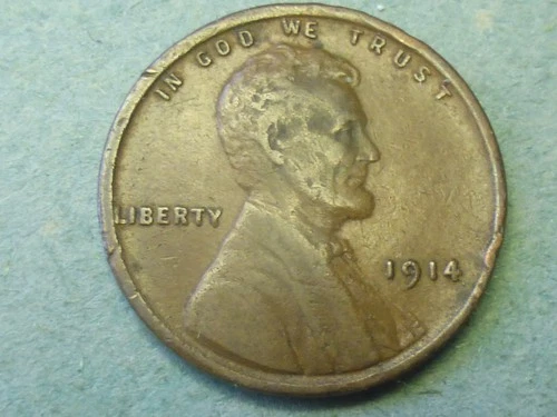 1914 LINCOLN CENT VF