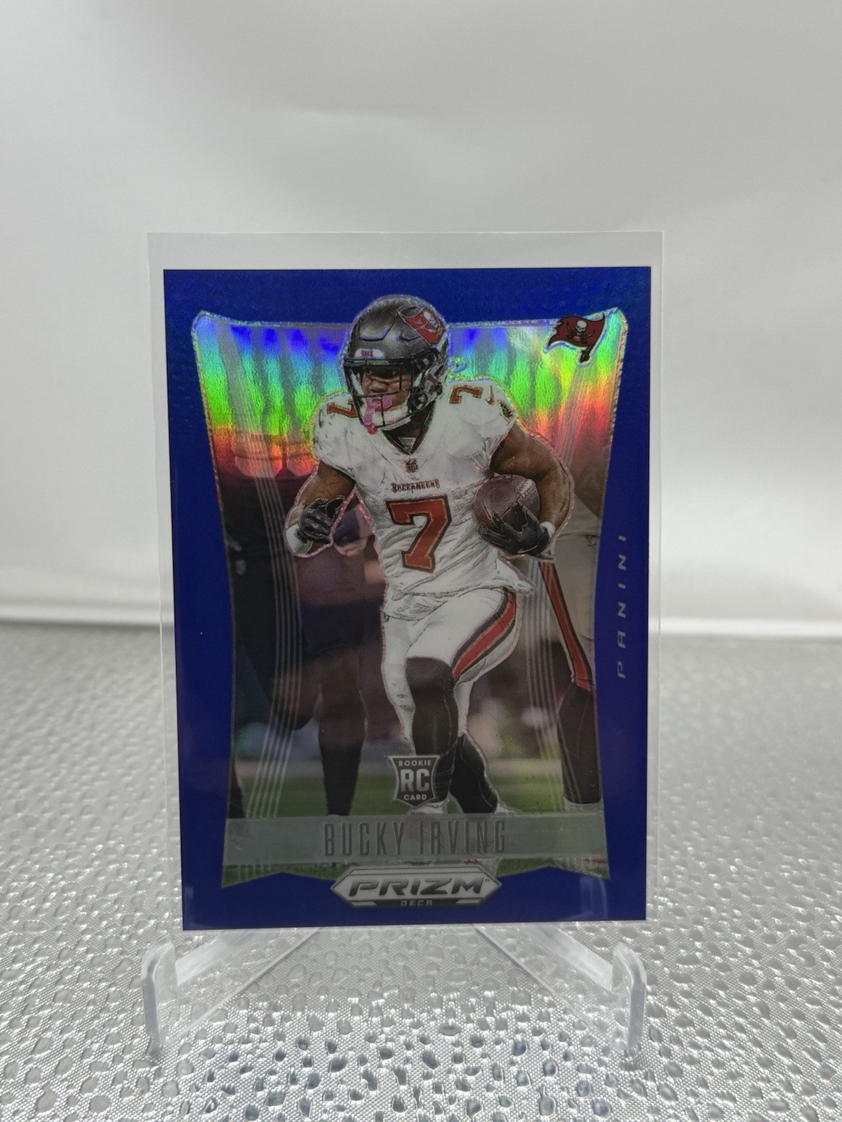 2024 Panini Prizm Deca - Bucky Irving Blue Prizm /149 Rookie SP #276