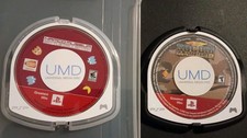Lot of 2 PSP Games (NAMCO Museum Battle Collection, SOCOM US Navy Seals 2)